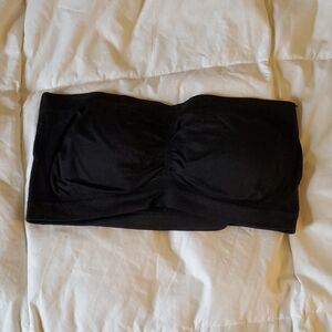 Black Strapless Bandeau M/L